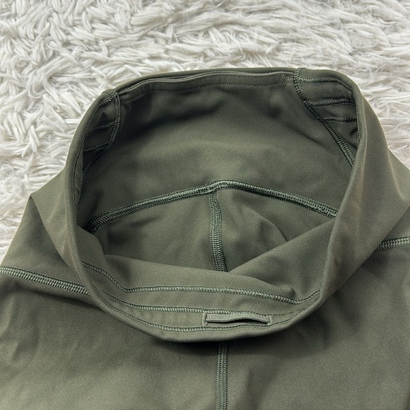 🔥$SALE$🔥 Lululemon Train Times Crop 17" Dark Olive - Picture 3 of 5